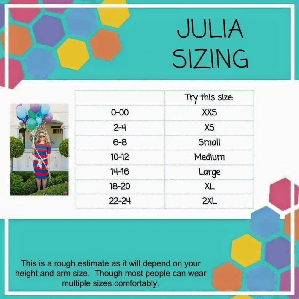 LulaRoe Julia Dress - Picture 6 of 6